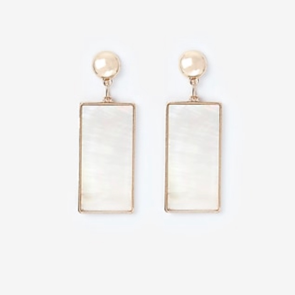 Express women’s Rectangle Pendant Drop Earrings